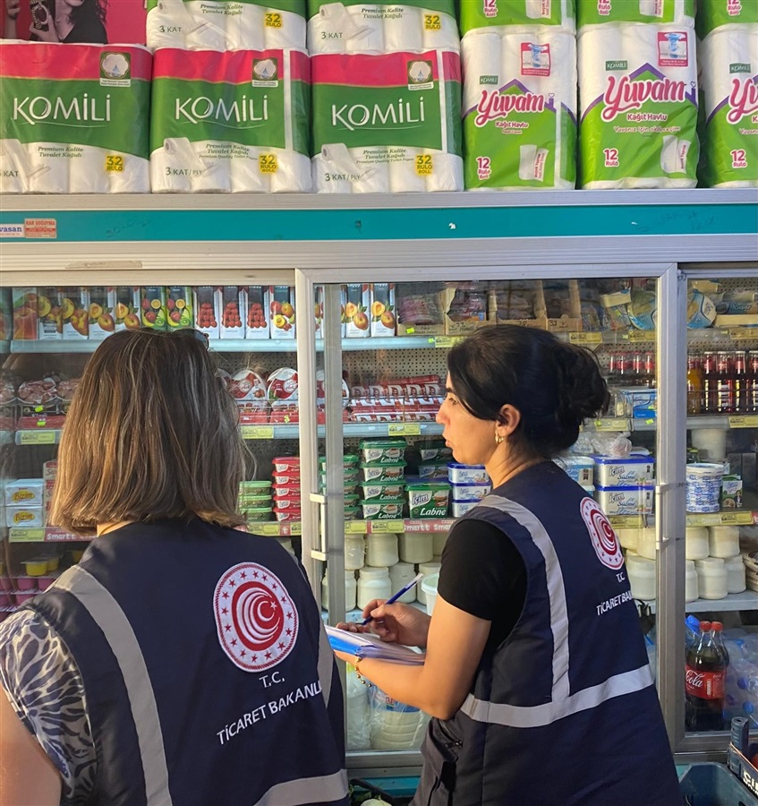 HAZİRAN AYINDA 207 FİRMADA 1015 ÜRÜN DENETLENDİ !