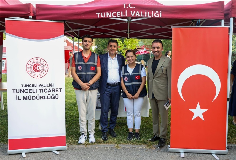 MAMEKİ FEST'TE TUNCELİ TİCARET İL MÜDÜRLÜĞÜ STANDI İLGİ GÖRDÜ